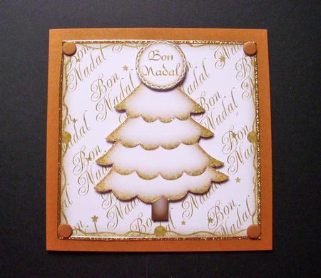 Bon Nadal Cute Christmas Tree Topper 1 by S.Elisabet Osborn Wright