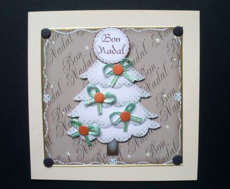 Bon Nadal Cute Christmas Tree Topper 2 by S.Elisabet Osborn Wright