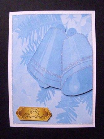 Blue Christmas Paper 4 by S.Elisabet Osborn Wright