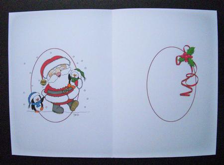 Santa Lets Go Home Red Insert by S.Elisabet Osborn Wright