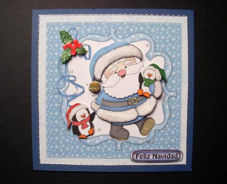 Spanish Christmas - New Year Tags (metallic Blue) by S.Elisabet Osborn Wright