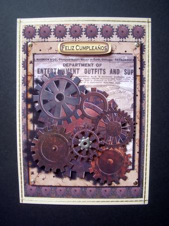 Spanish Greeting Tags (castellano) Gold by S.Elisabet Osborn Wright
