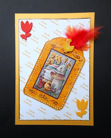 Happy Easter in Yellow by S.Elisabet Osborn Wright
