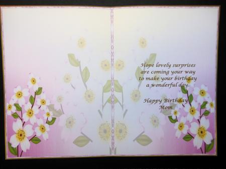 Pretty Floral Mom Insert by S.Elisabet Osborn Wright