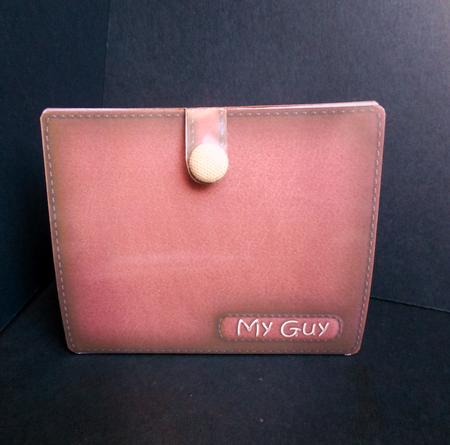 Leather Wallet Shaped Treat or Favour Box Mini Kit by S.Elisabet Osborn Wright