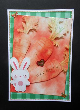 Carrots Backing Paper by S.Elisabet Osborn Wright