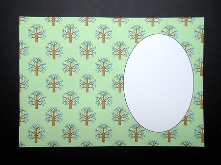 Green Easter Egg Tree Insert by S.Elisabet Osborn Wright