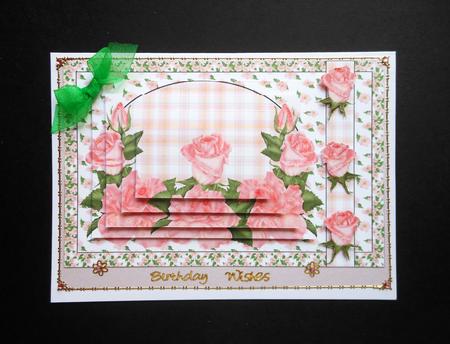 Pink Roses Pyramid Topper by S.Elisabet Osborn Wright
