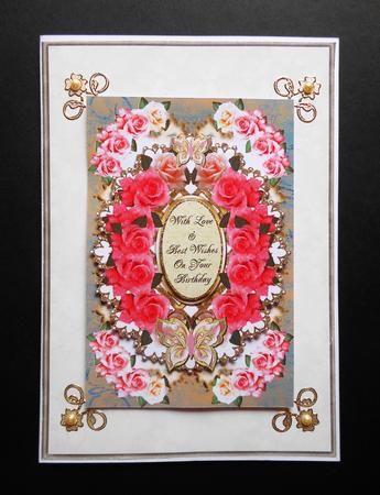 Roses for You Card Front & Insert 5 by S.Elisabet Osborn Wright