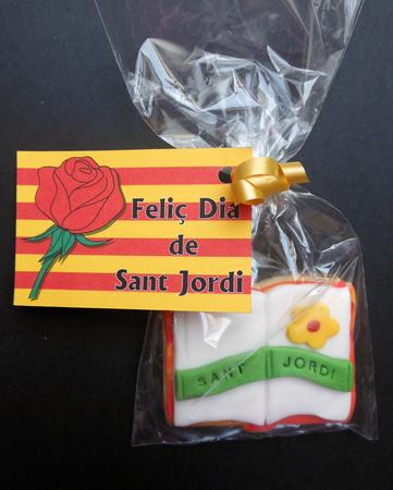 Sant Jordi Tags Flag by S.Elisabet Osborn Wright
