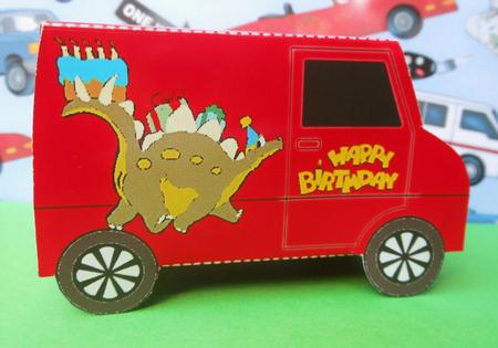 Model Van - Birthday Dinosaur by S.Elisabet Osborn Wright