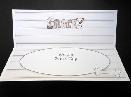 Patch the Dog Grace Large Dl Insert by S.Elisabet Osborn Wright