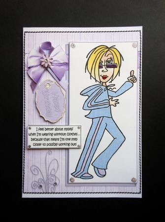J.j Has Been Working Out Quick Card by S.Elisabet Osborn Wright