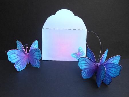 Mini 3D Butterfly (wow Blue) Mini Kit by S.Elisabet Osborn Wright
