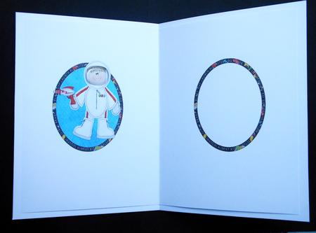 Spaceman Birthday Boy 1-5 Years Old Insert by S.Elisabet Osborn Wright