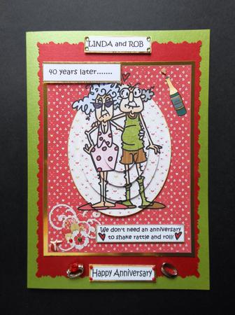 Stella and Gus Shake Rattle and Roll Anniversary Pyramid by S.Elisabet Osborn Wright