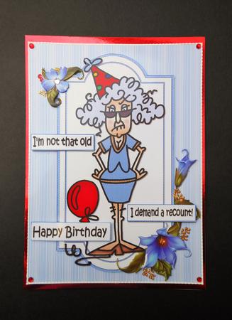 Stella's Not That Old Quick Card by S.Elisabet Osborn Wright