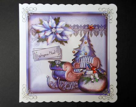 Ice Blue Christmas Quick Topper by S.Elisabet Osborn Wright