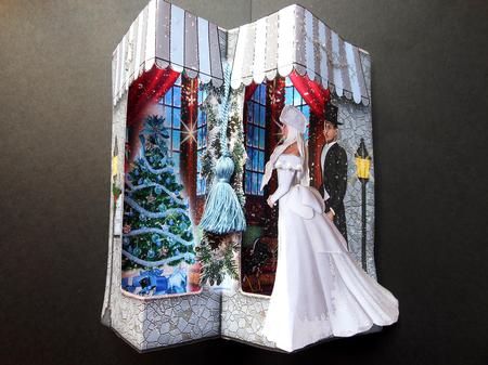 Double Window Mini Kit - Christmas Couple by S.Elisabet Osborn Wright