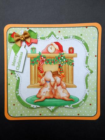 Waiting for Santa Quick Card by S.Elisabet Osborn Wright