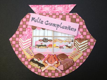 Happy Birthday Spanish Colorful Labels Set by S.Elisabet Osborn Wright