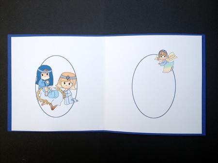 Nativity Peace on Earth Insert by S.Elisabet Osborn Wright