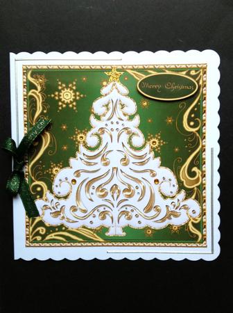 8x8 Topper with Christmas Tree 2 by S.Elisabet Osborn Wright