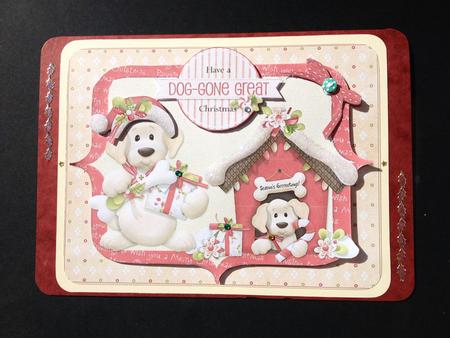 Have a Dog-gone Great Christmas Quick Card by S.Elisabet Osborn Wright