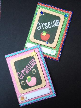 Set of 'gracias' Notelets for Teachers by S.Elisabet Osborn Wright