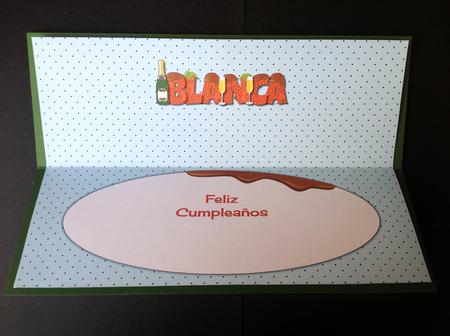 Bubbly, Strawberries & Chocolate Blanca Large Dl Insert by S.Elisabet Osborn Wright