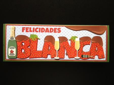 Bubbly, Strawberries & Chocolate Blanca Large Dl by S.Elisabet Osborn Wright