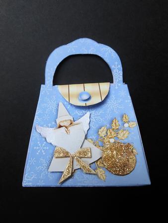 Christmas Handbags Gift-box Decoration - Bauble Angel by S.Elisabet Osborn Wright
