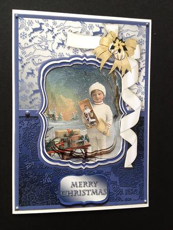 What Santa Gave Me Christmas Card Front by S.Elisabet Osborn Wright