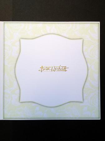 Vintage Rose 8x8 Blank Card Front - Bright Shade by S.Elisabet Osborn Wright