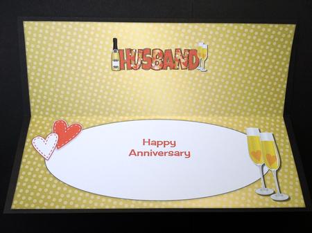 Hearts and Bubbly Husband Large Dl Insert by S.Elisabet Osborn Wright