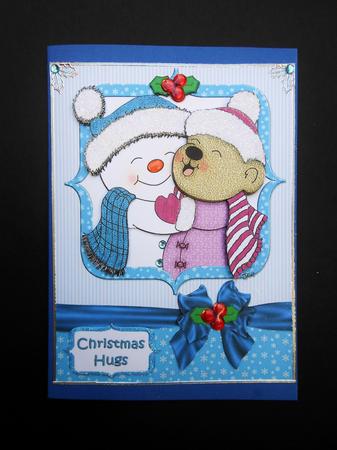 Teddy and the Snowman Hugs by S.Elisabet Osborn Wright