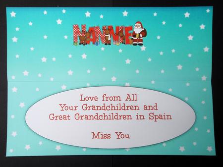 Santa and His Reindeers Nannie Large Dl Insert 2 by S.Elisabet Osborn Wright