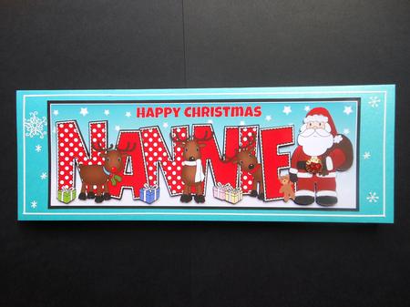 Santa and His Reindeers Nannie Large Dl by S.Elisabet Osborn Wright