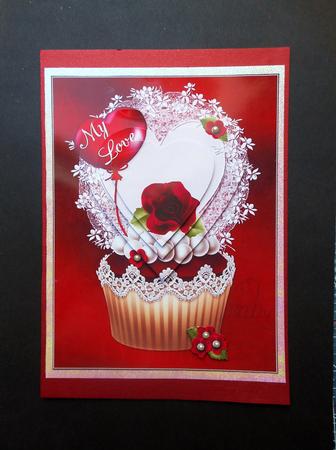 My Love Cupcake Valentine Pyramid by S.Elisabet Osborn Wright