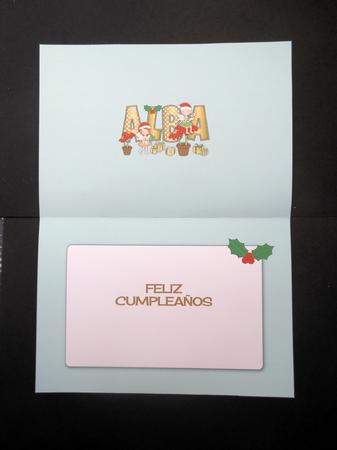 Christmas Fairies Alba a5 Insert by S.Elisabet Osborn Wright