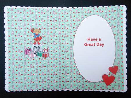 Superted Girl Birthday Insert by S.Elisabet Osborn Wright