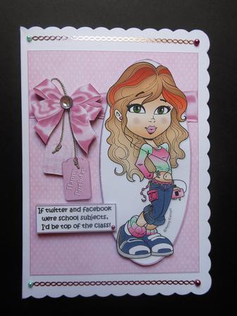 Teen Diva Top of the Class Quick Card by S.Elisabet Osborn Wright