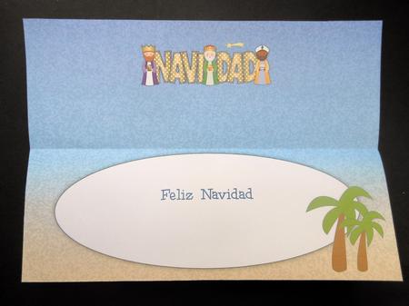 3 Wise Men Navidad Large Dl Insert by S.Elisabet Osborn Wright