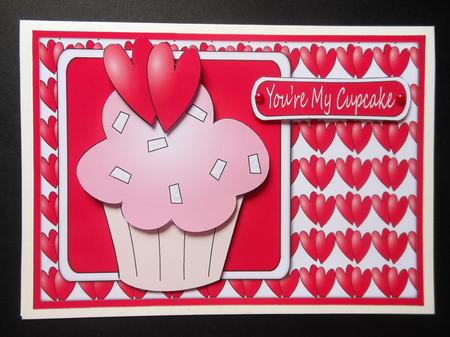 Valentine's Cupcake Decoupage by S.Elisabet Osborn Wright
