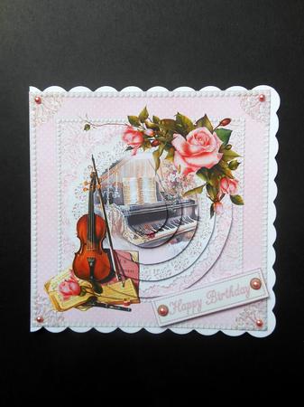Music and Roses Pyramid by S.Elisabet Osborn Wright