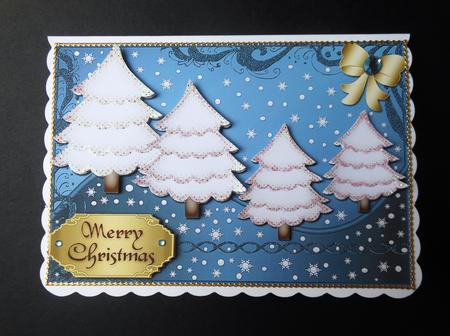 Cute Christmas Trees Line Dance 6 by S.Elisabet Osborn Wright