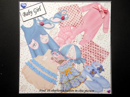 Baby Girl Hidden Objects by S.Elisabet Osborn Wright