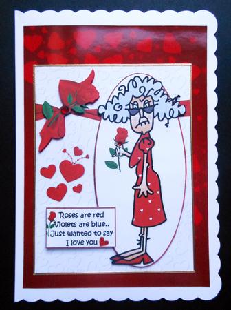 Stella Sends Her Valentine Love Quick Card by S.Elisabet Osborn Wright