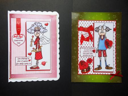 Selection of Four Stella Themed Valentine Toppers by S.Elisabet Osborn Wright