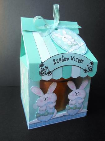 3D Easter Bunny Milk Carton Cupcake or Treat Box Mini Kit by S.Elisabet Osborn Wright